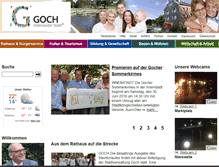 Tablet Screenshot of goch.de
